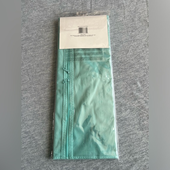 Whitmor Jewelry Organizer Blue Storage Home Travel Double Sided Zippered New - Picture 4 of 5